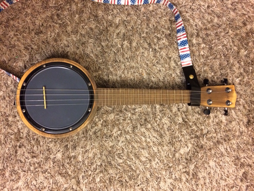 “Slice of Deliverance” SteelString Resonator Banjolele w/ Removable Pickup Junk Shop Audio