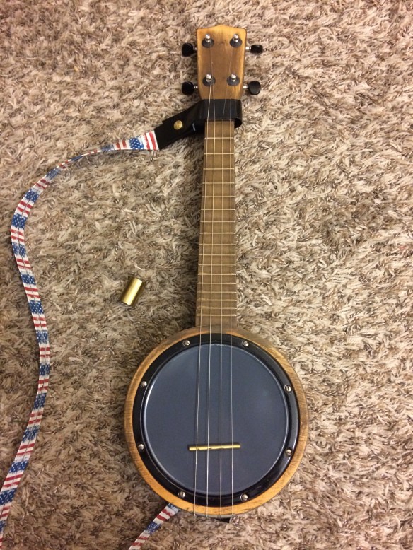 “Slice of Deliverance” SteelString Resonator Banjolele w/ Removable Pickup Junk Shop Audio